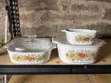 Corning Ware covered dishes