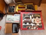 assorted train lot, tracks, controllers