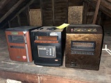 (3) electric heaters w/ remotes