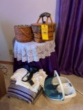 longaberger baskets, foot spa, hair dryer