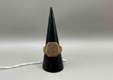 Unmarked Mens ring, 9.8 grams