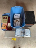 EdenPURE electric heater, Sentry 1150 safe box w/ key, brand new griddle, bibles, kitchen utensils