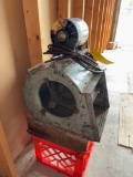 Squirrel cage furnace fan, and milk crate