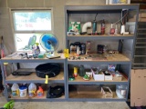 (2) adjustable garage shelves
