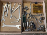 assorted sockets & wrenches (mostly craftsman)