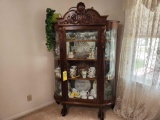 Glass Clawfoot China Hutch - Contents sold separately