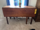 Twisted Leg Drop Leaf Table