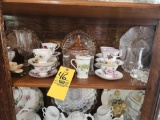 Royal Albert Bone China Tea Cups, Serving Platters, Salt and Pepper Shakers, Robin Sterling Heel