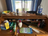 Contents of the roll top desk