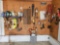 Pegboard Contents - Hardware Organizer, Tools, Cleaners, Sprays, & more
