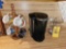 Keurig Coffee Maker, Mug Holder, Capsule Rack, & Mug Assortment