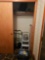 Front Hallway Closet Contents - Step Stool, Walker, Bedding, Legxerciser, Photo Albums, & more