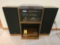 Panasonic Stereo Cabinet & Cassette Assortment