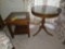 Glass Top Stand & Drum Table