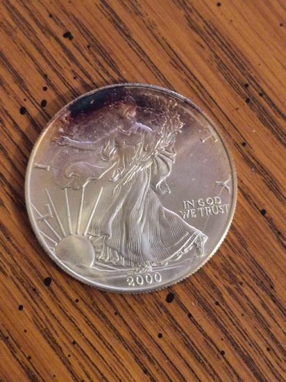 2000 American Silver Eagle Dollar Coin