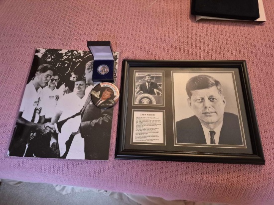 Assortment of John F. Kennedy Collectables