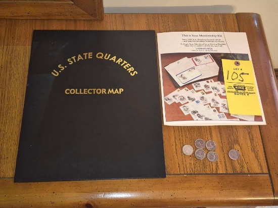 State Quarter Collection, First Day Cover Set, & Double Stamped Quarter