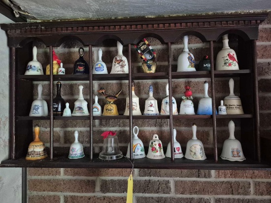 Large Assortment of Glass Bells