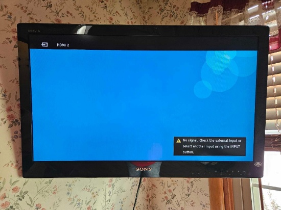 32 In. Wall Mounted Sony Bravia TV