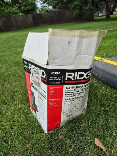 Rigid Model SP-330D 1/3 HP Sump Pump