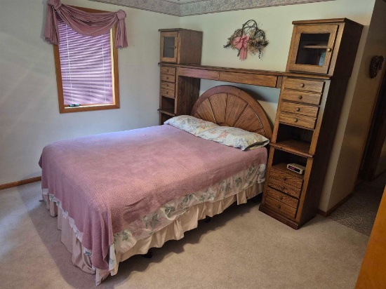 4 Pc. Bedroom Set - Queen Bed, Dresser, Chest of Drawers, & Stand