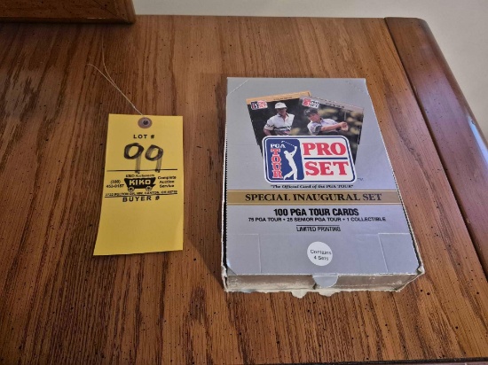 Pro Set PGA Tour Special Inaugural Trading Card Set - All 4 Packs Sealed