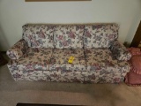 84 In. Floral Pattern Couch