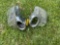 57 Chevy pair light cover guards