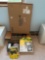 light box tracing kit, wall count down timer, thermostat, dummie books, john grisham book set,