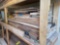 assorted hardwood and exotic lumber - middle shelf