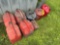 assorted gas cans
