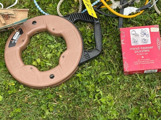 snake - ext cord - casters - mind-teaser puzzles