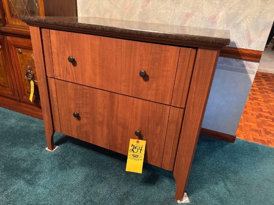 two drawer cabinet
