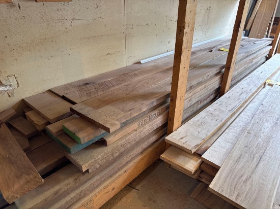 Walnut lumber - bottom shelf