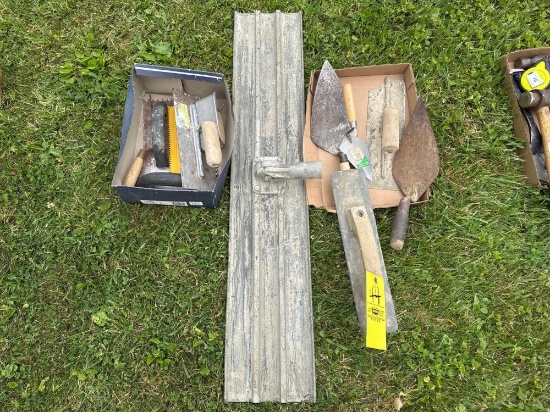 bull float - trowels
