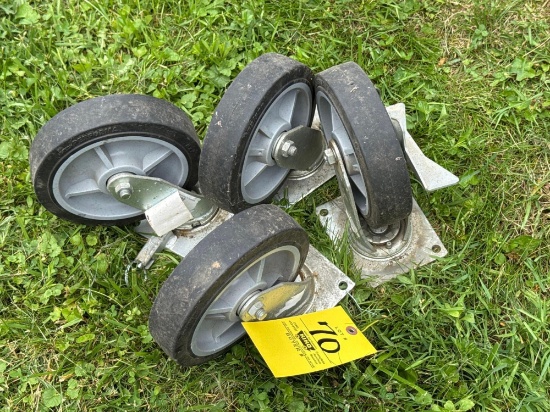 set of 4 caster wheels