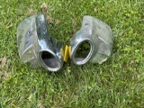 57 Chevy pair light cover guards