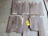 15 Walnut crotch and figured boards