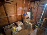 contents in back corners up upstairs barn