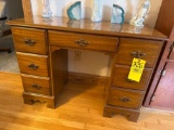 small oak desk