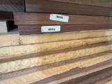assorted hardwood lumber Inc Walnut - few wormy chestnut - spalted - other