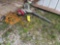 electric blower, circular saw and power cord