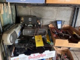 (2) Radios / Empty Toolbox / Hand Tools / Wrench Set