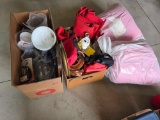 Sleeping Bags, Lamps, Glassware