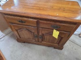 Oak Finish Cabinet