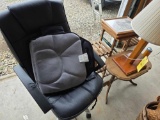 Office Chair, Plant Stand Lamp