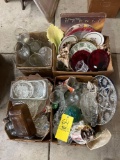 Loads of Cut Glass, Vases, Platters, Ruby Red