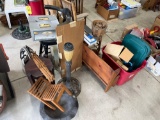 Chairs / Stool / Bowling Ball / Browns Dawg Devil / Ceiling Light
