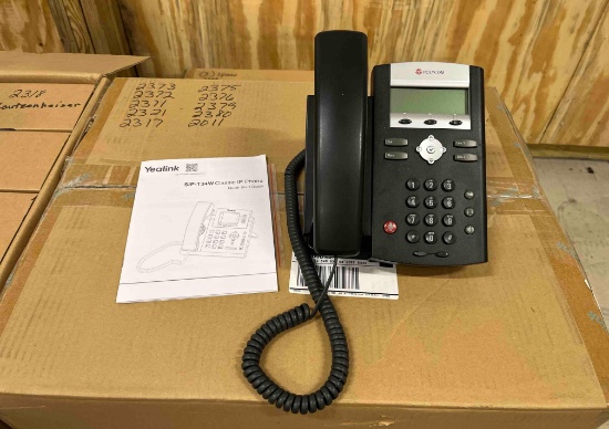 5 cases of Polycom IP phones