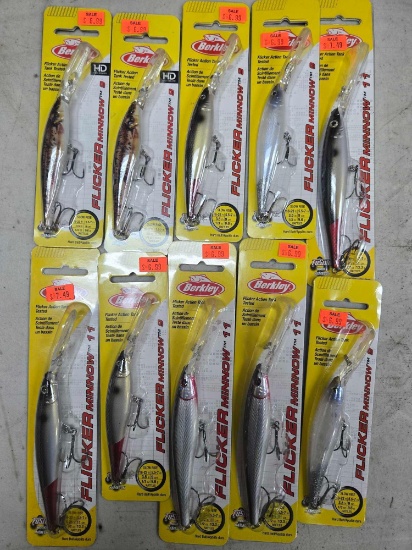 Berkley Flicker Minnow Trolling Pack – Esca Dura A Forma Di Pesce Per Trollling